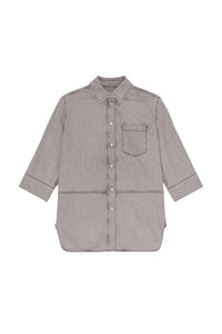Chemise oversize en denim - Gray Quill