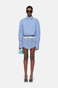 Silvye mini dress - Blue navy/sky