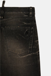 Pantalon long en denim - Dark Grey & Sand