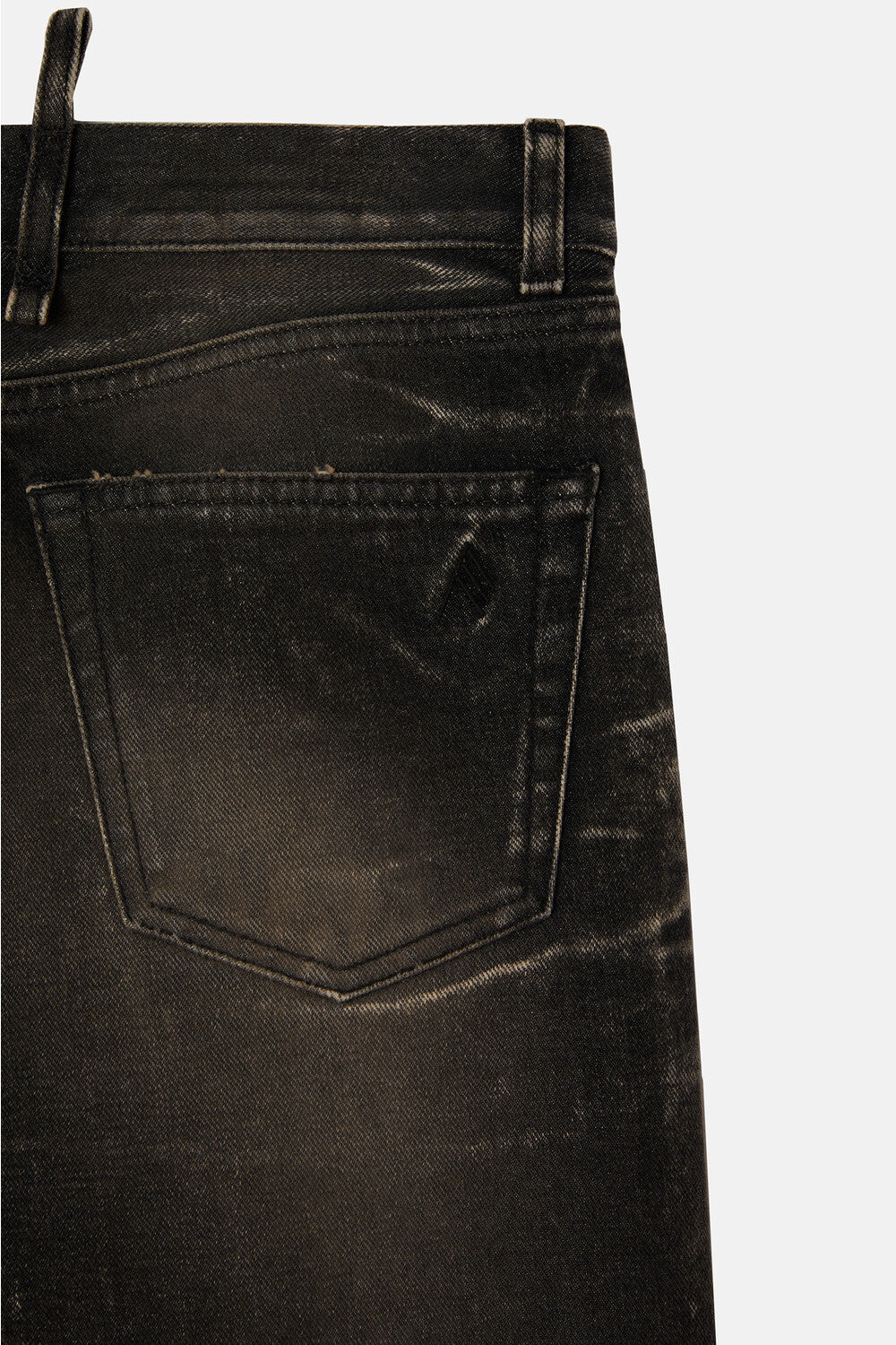 Pantalon long en denim - Dark Grey & Sand