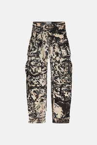 Fern long pants - Black/white/soft pink