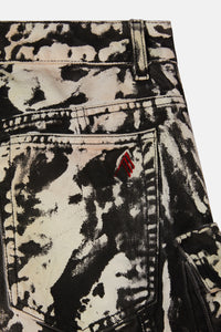 Fern long pants - Black/white/soft pink