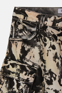 Fern long pants - Black/white/soft pink