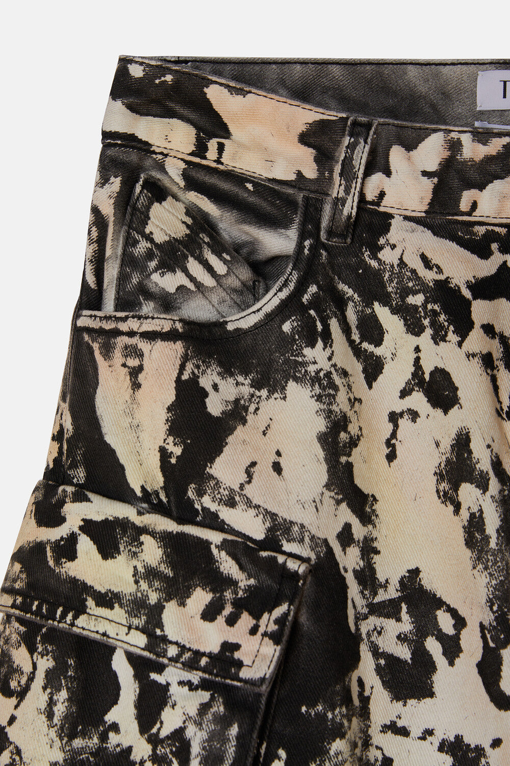 Fern long pants - Black/white/soft pink