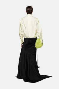 Long dress - Milk/black