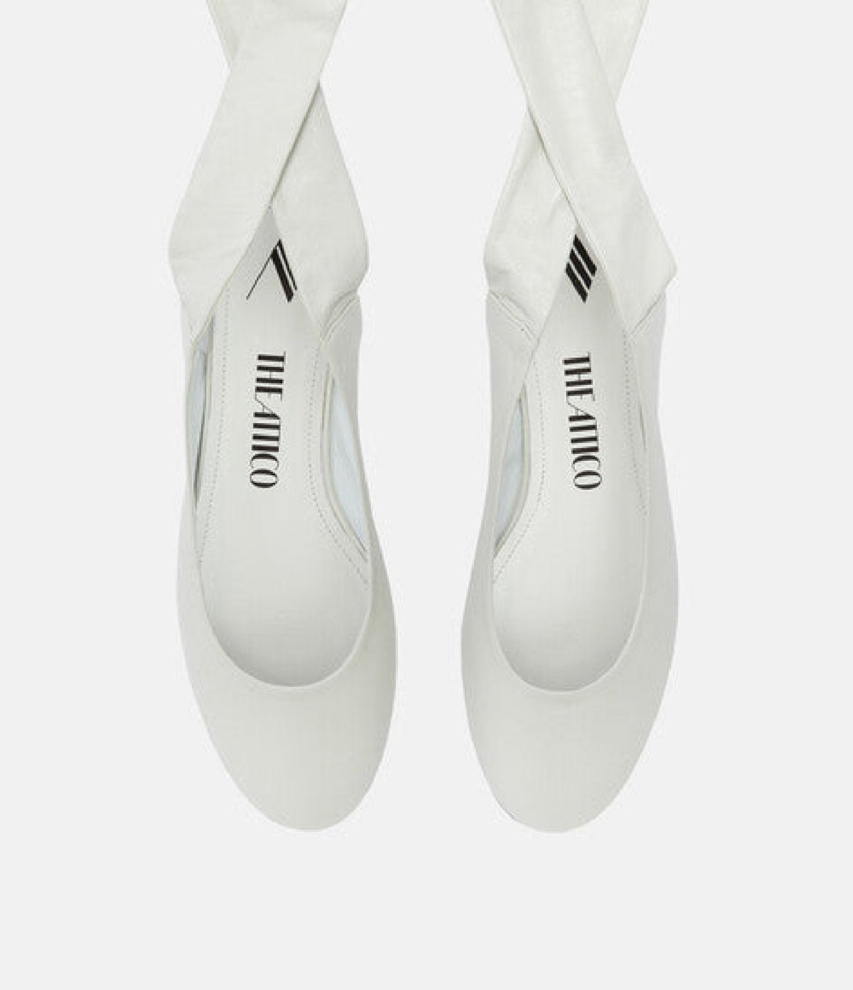 Ballerines plates Cloe - White
