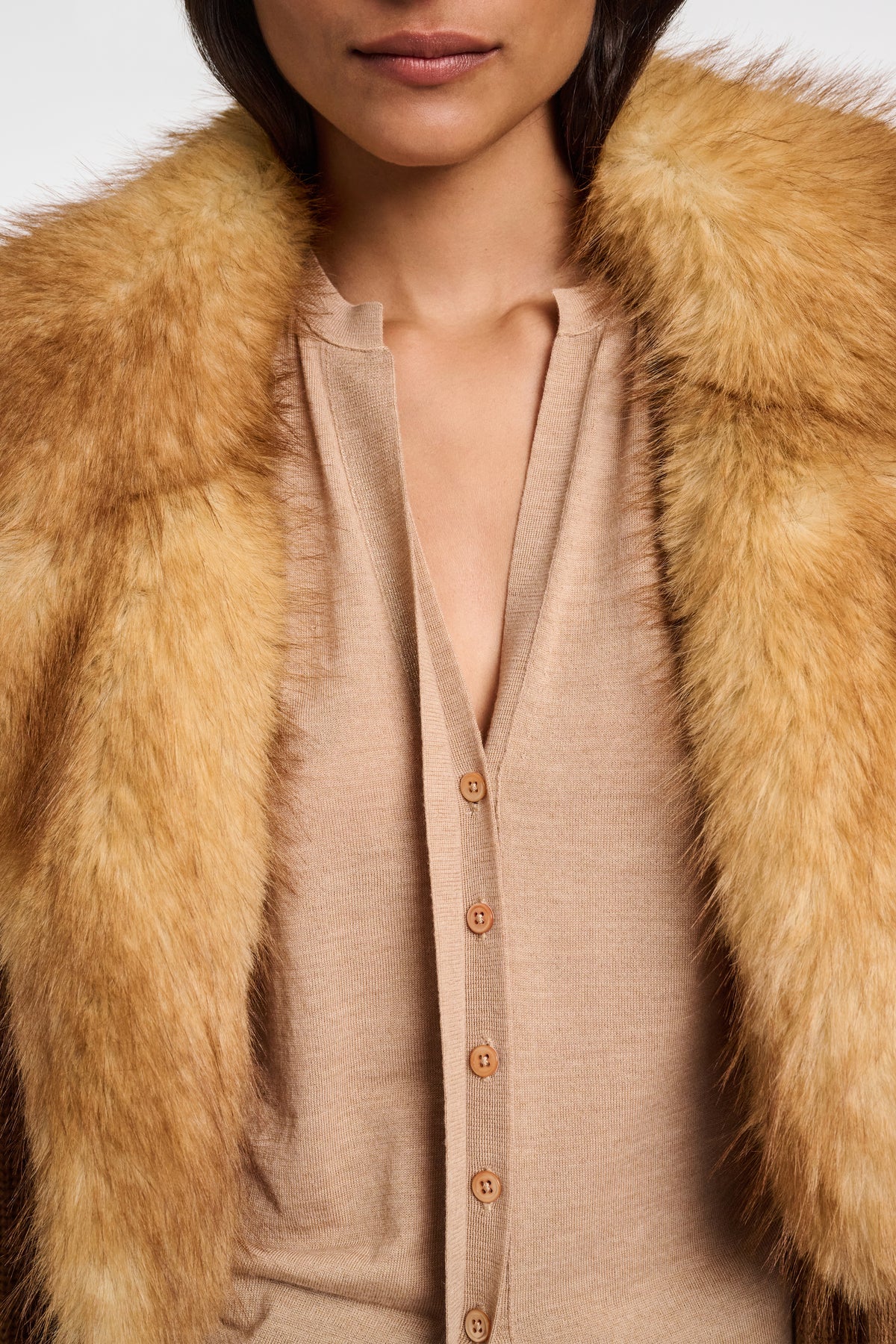 Top Shimmering Merino - Camel