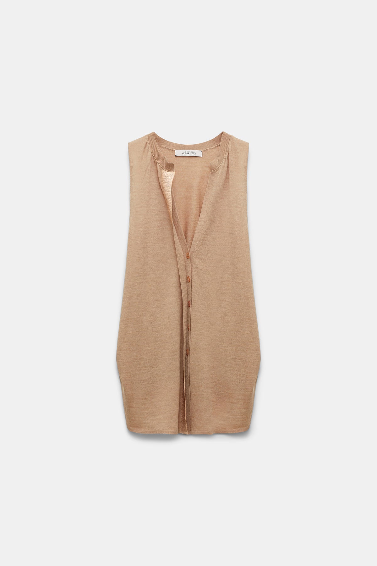 Top Shimmering Merino - Camel