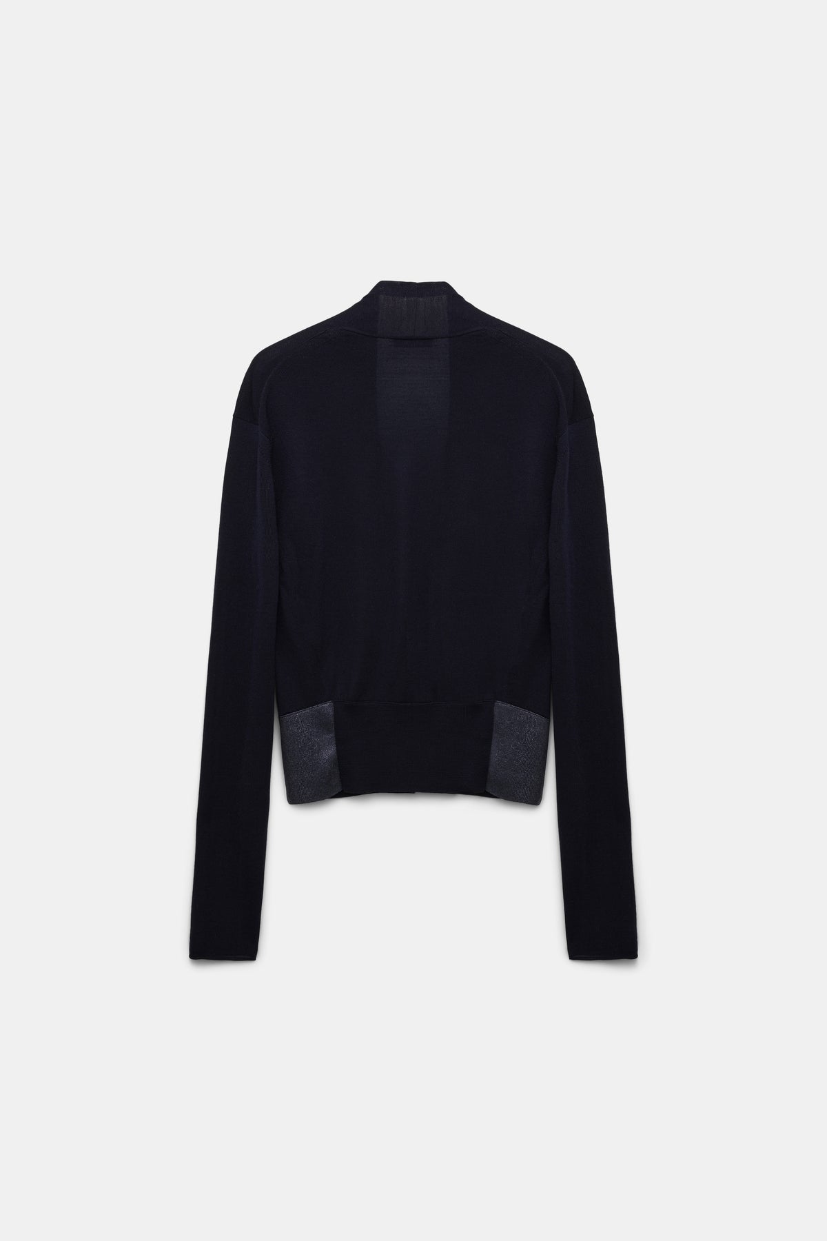 Cardigan Shimmering Merino - Dark Navy