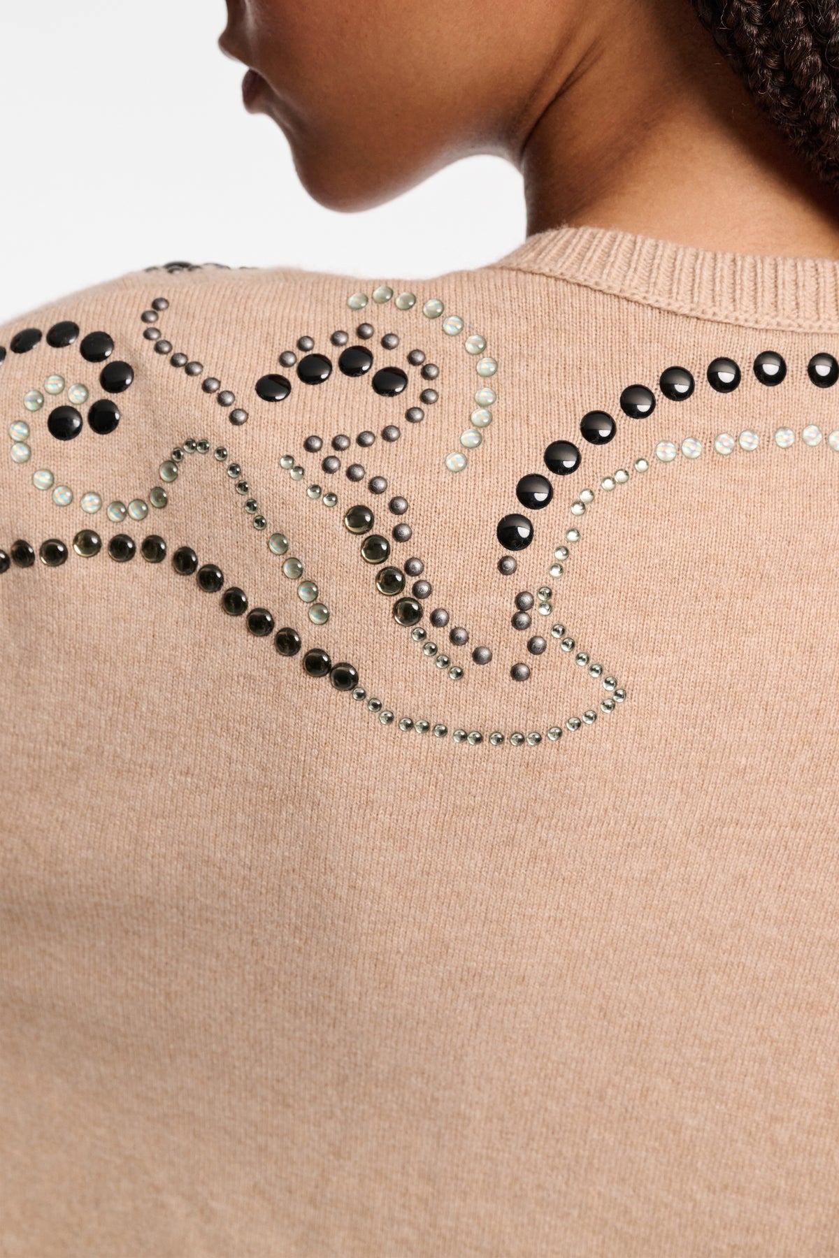 Pull Embellished Statements - Camel