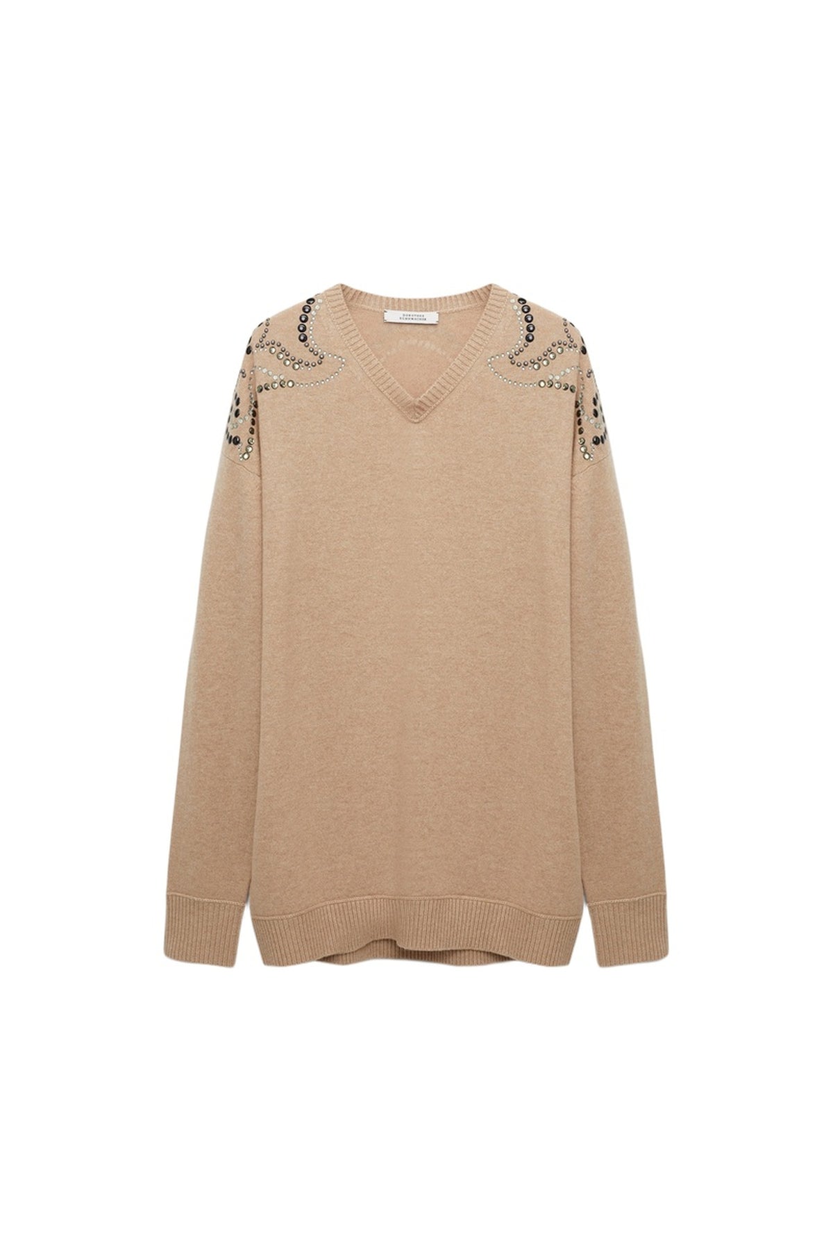 Pull Embellished Statements - Camel