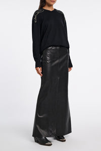 Pull Embellished Statements - Black