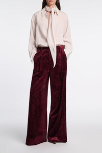 Blouse Delicate Stripes - White & Red Stripe