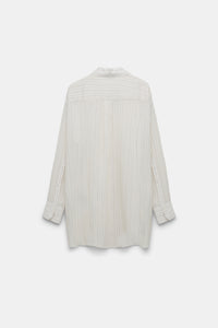 Blouse Delicate Stripes - White & Red Stripe