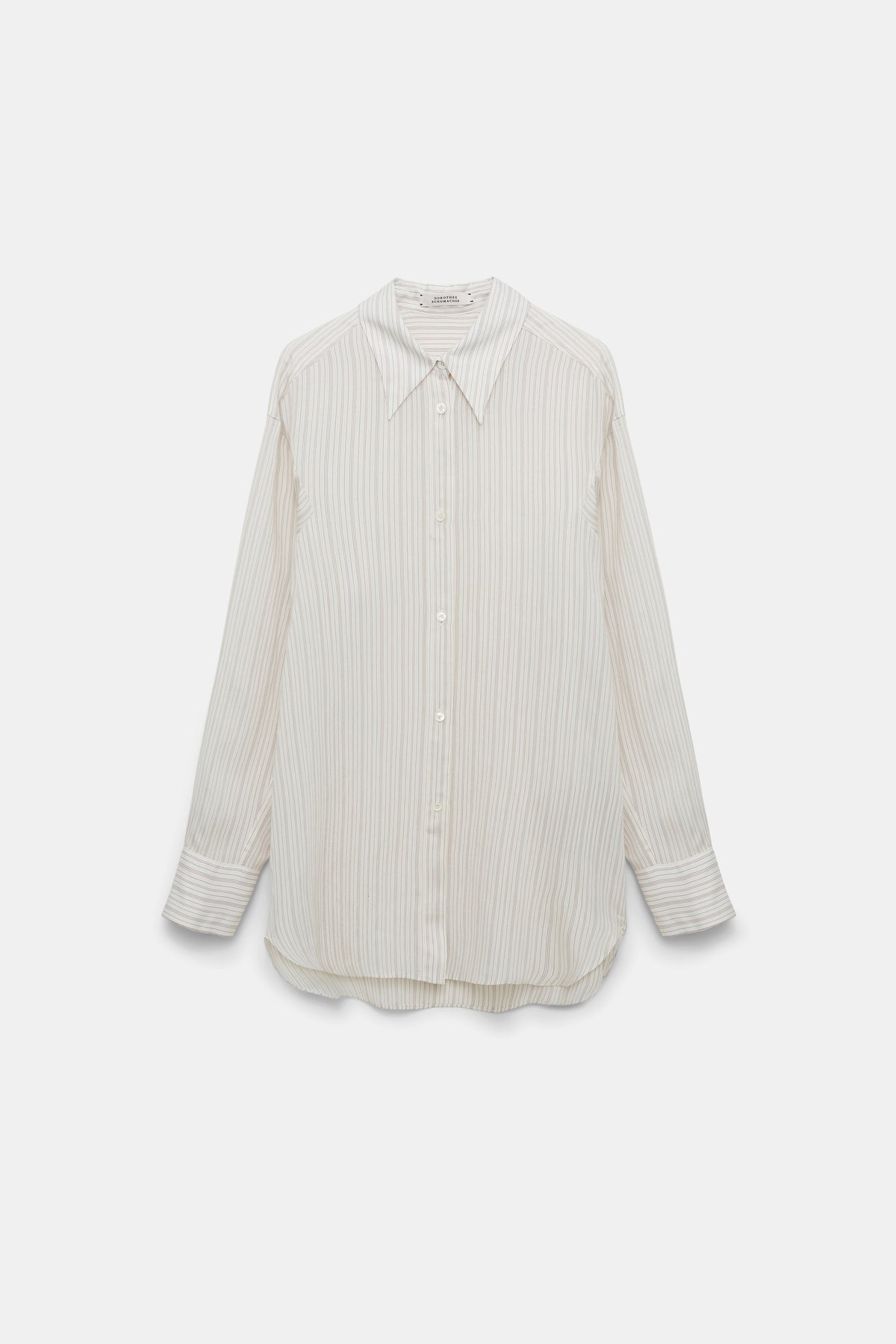 Blouse Delicate Stripes - White & Red Stripe