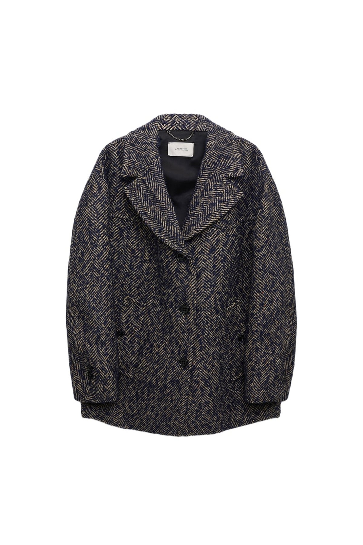 Attraction Casual Wool Jacket - Blue Mix
