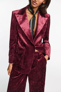 Veste Modern Structure - Dark Burgundy