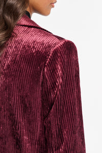 Veste Modern Structure - Dark Burgundy
