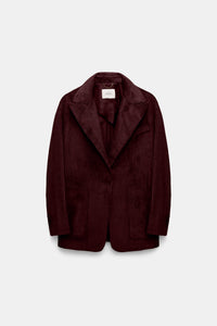 Veste Modern Structure - Dark Burgundy