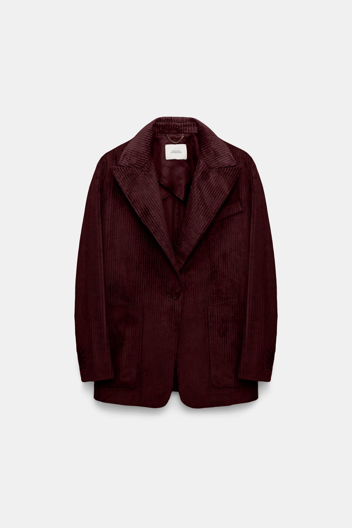 Veste Modern Structure - Dark Burgundy