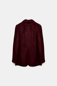 Veste Modern Structure - Dark Burgundy