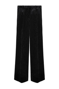 Modern Structure Trousers - Black
