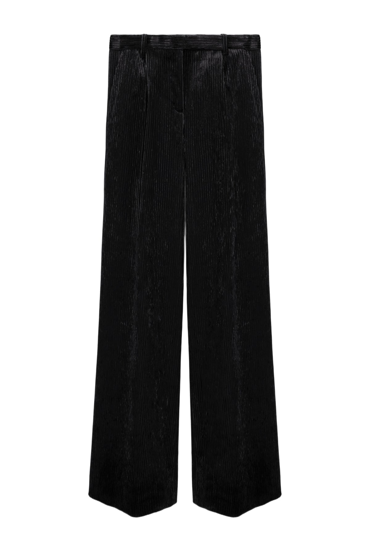 Modern Structure Trousers - Black