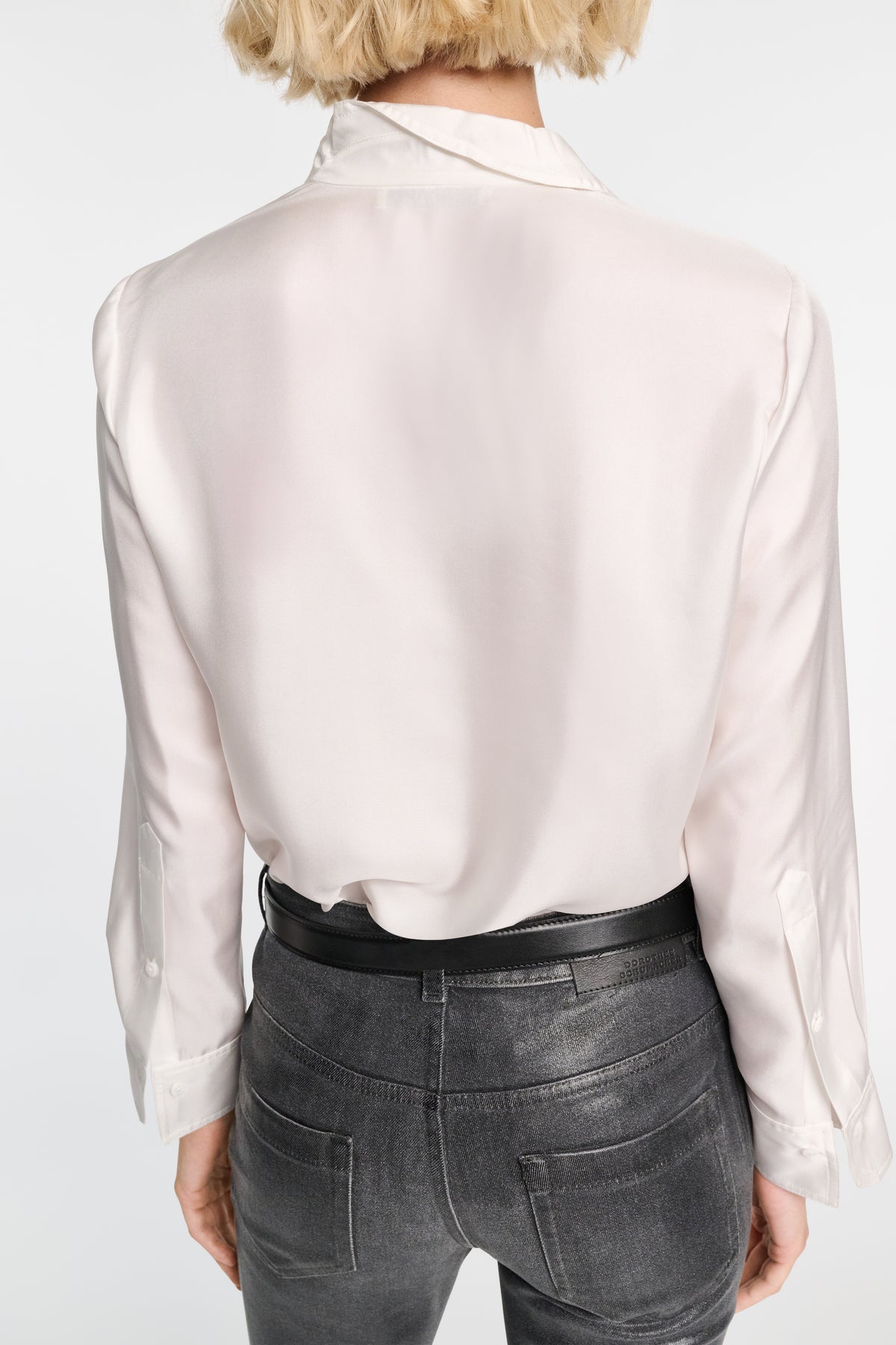Blouse Trench It Up II - Camelia & White