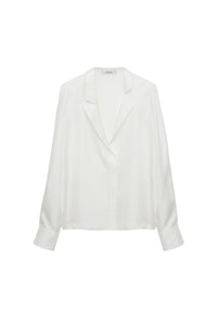 Blouse Trench It Up II - Camelia & White