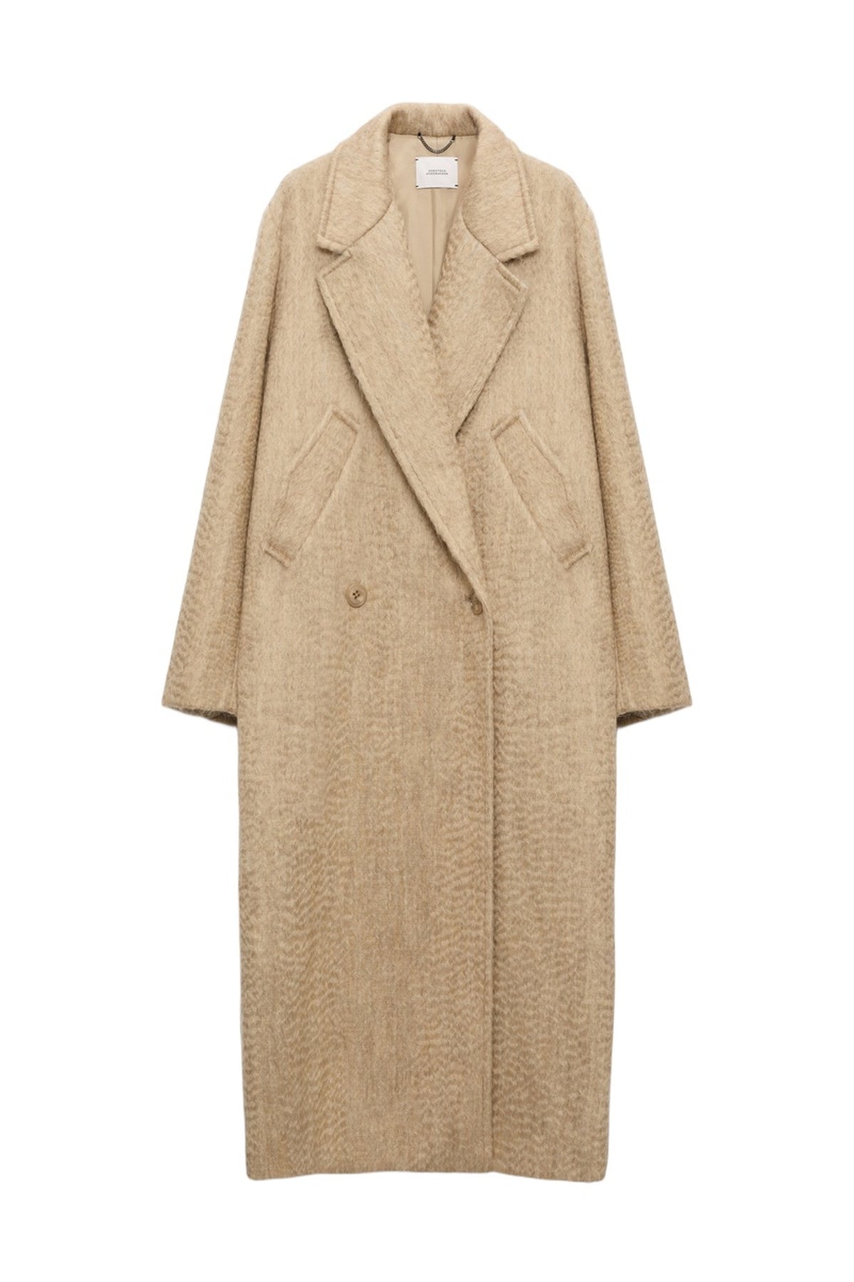 Urban Attraction wool coat - Dark Sand