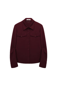 Emotional Essence Jacket - Dark Burgundy