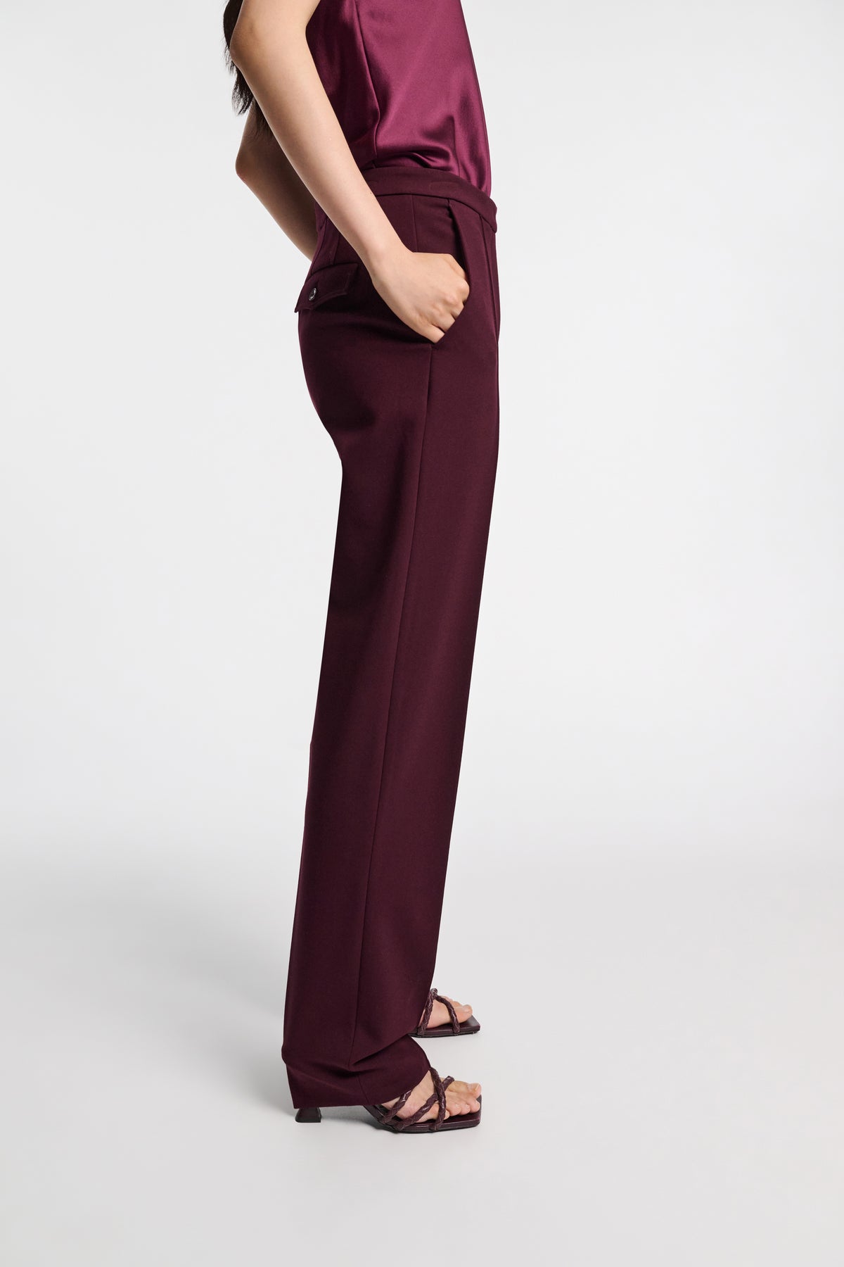 Pantalon Emotional Essence - Dark Burgundy