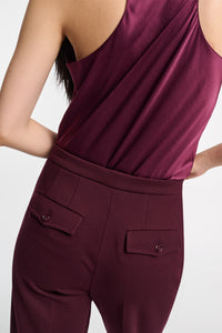 Pantalon Emotional Essence - Dark Burgundy