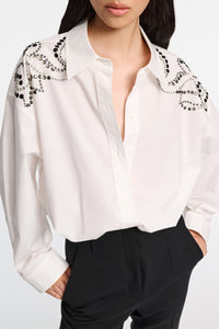 Chemisier Poplin Power - Pure White