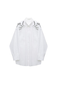 Chemisier Poplin Power - Pure White