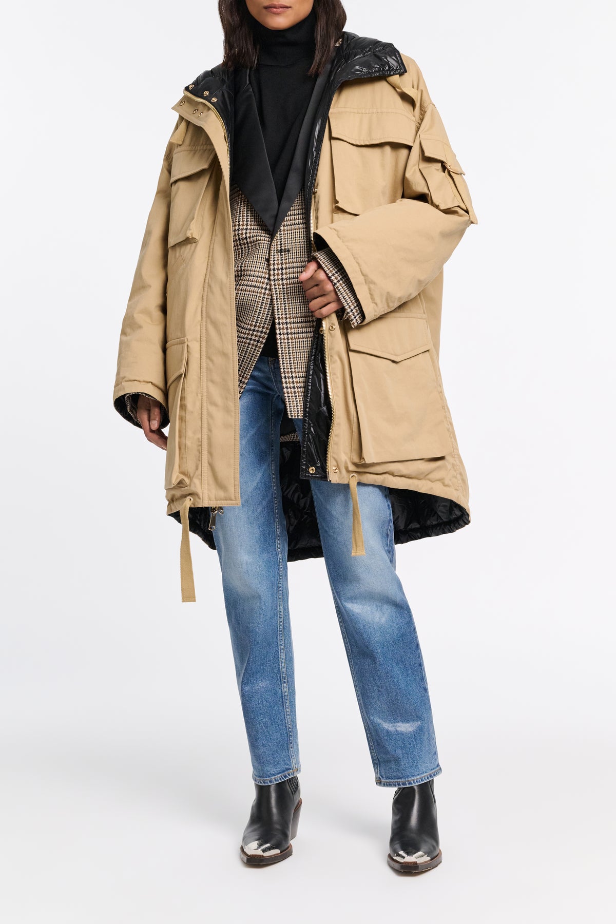 Manteau Adventurous Movement - Desert & Black