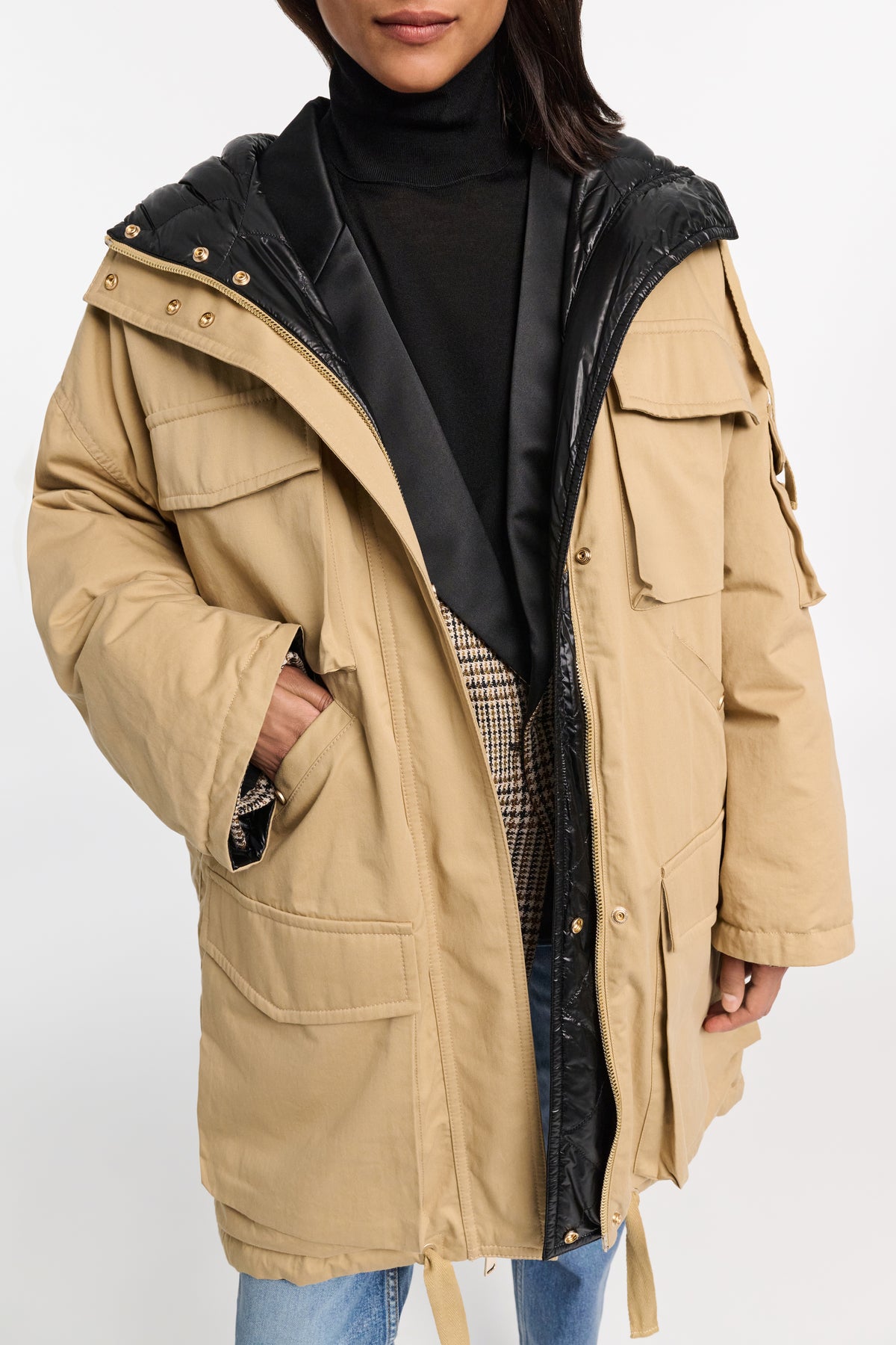 Manteau Adventurous Movement - Desert & Black