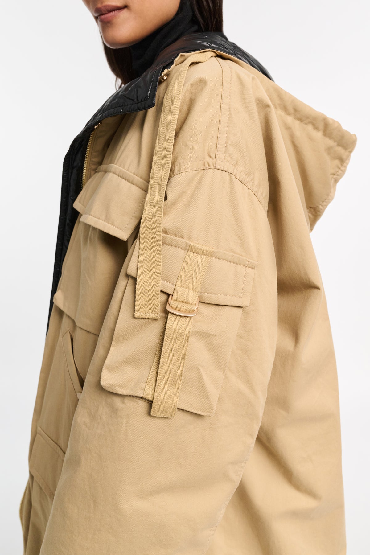 Manteau Adventurous Movement - Desert & Black