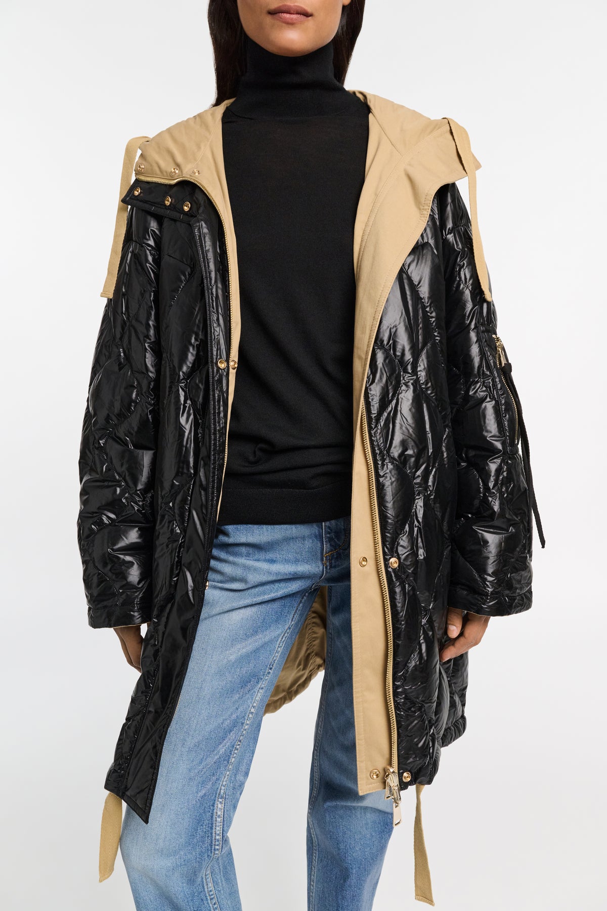 Manteau Adventurous Movement - Desert & Black