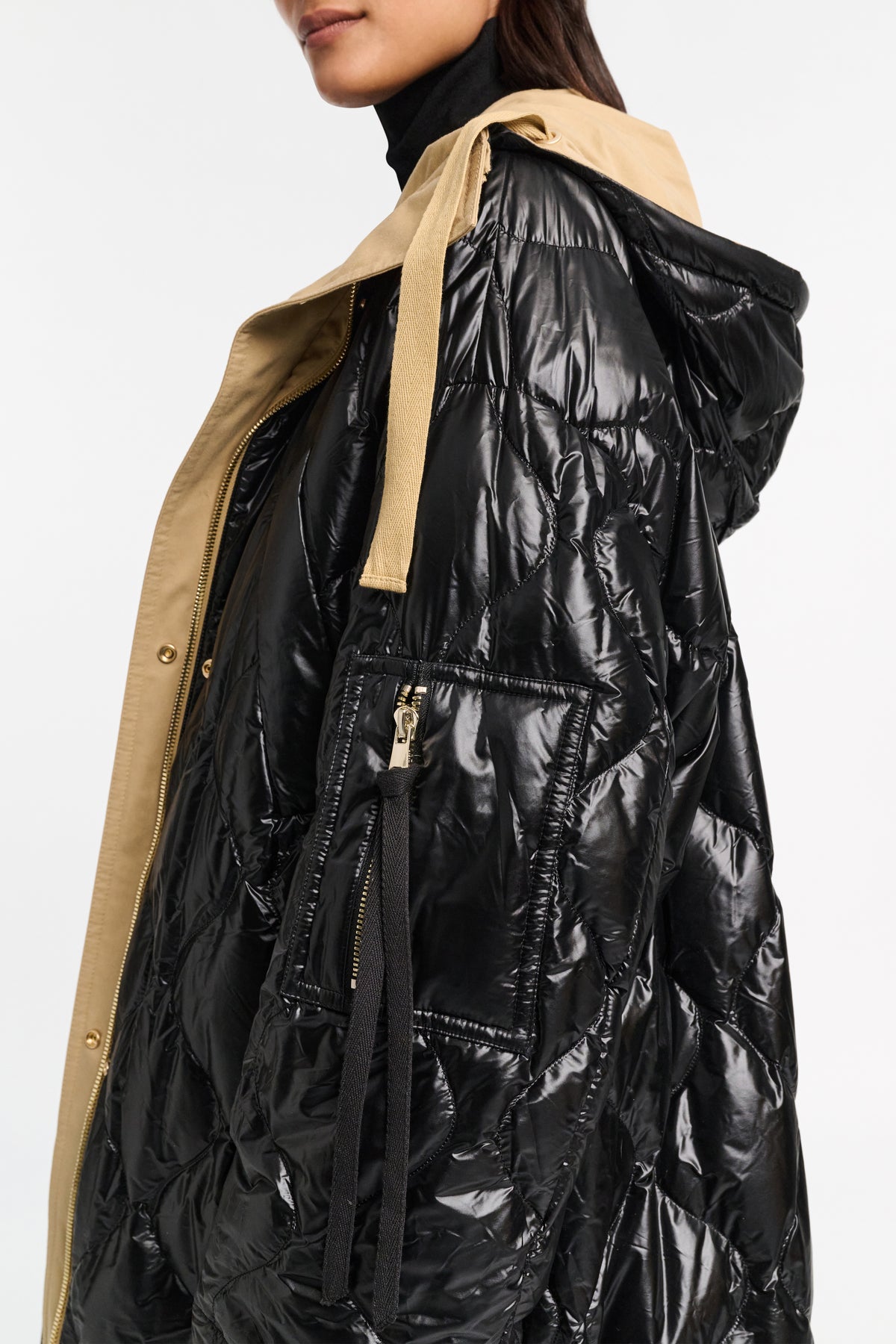 Manteau Adventurous Movement - Desert & Black