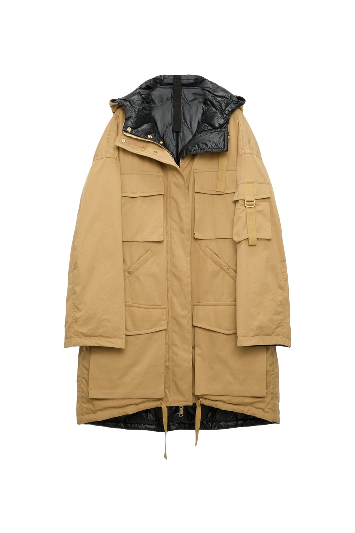 Adventurous Movement Coat - Desert & Black