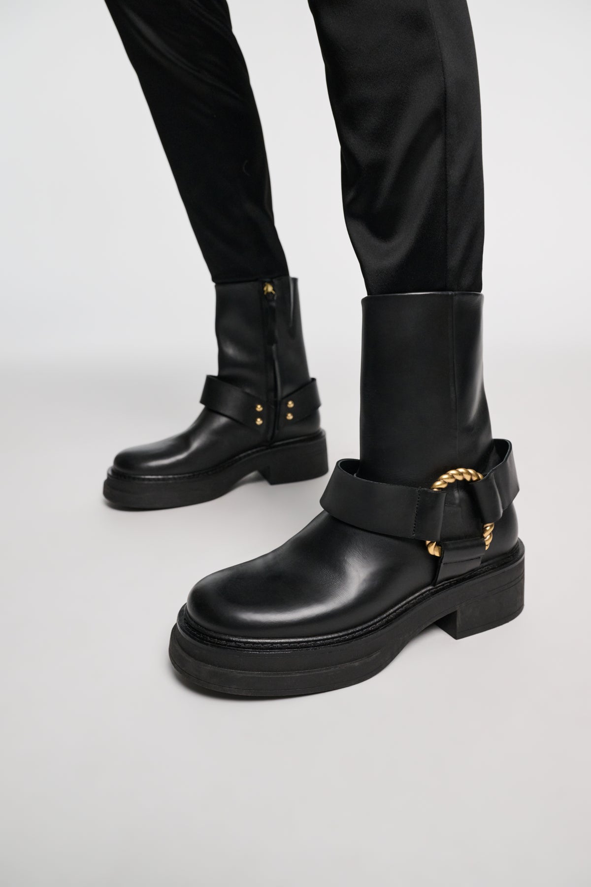 Baskets militaires courtes Chic Sophistication - Black