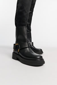Baskets militaires courtes Chic Sophistication - Black