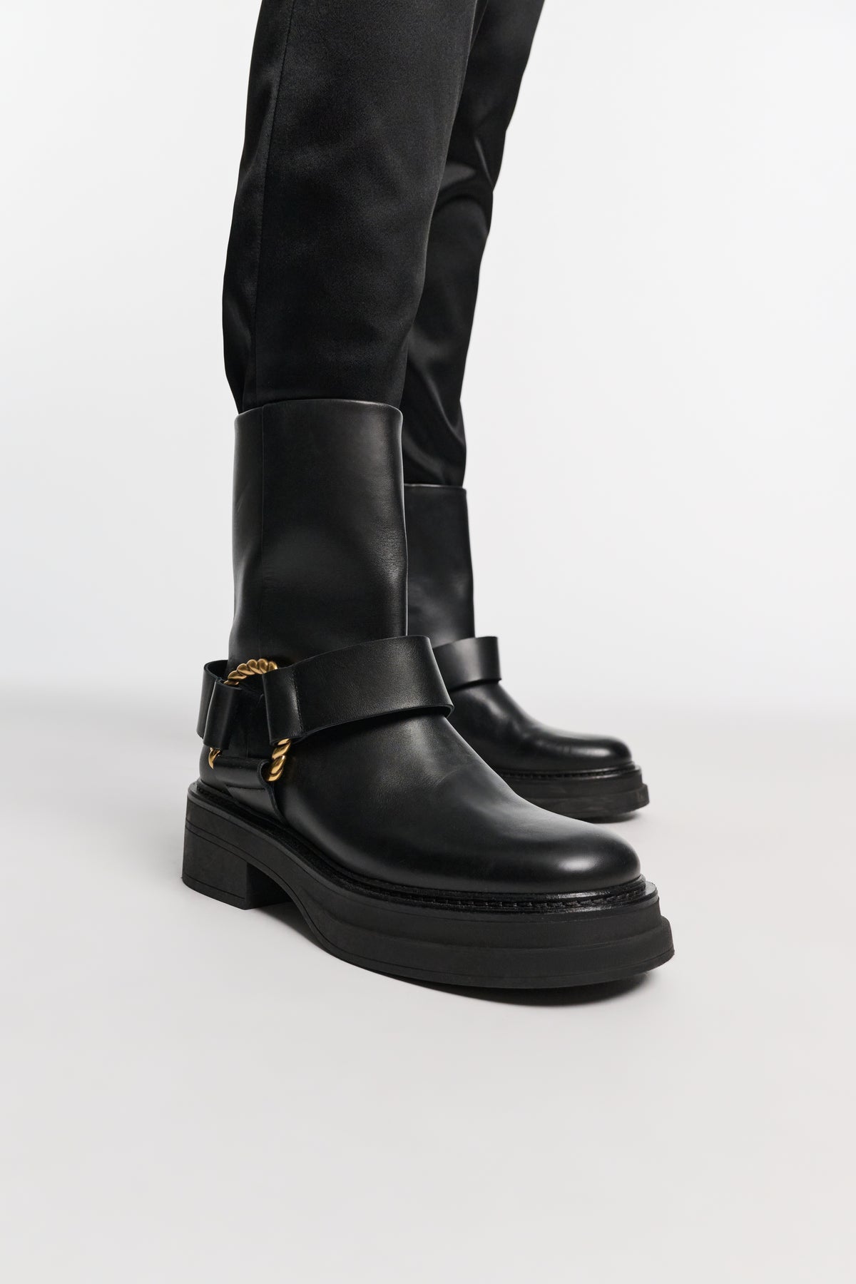 Baskets militaires courtes Chic Sophistication - Black