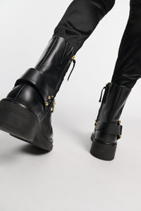 Baskets militaires courtes Chic Sophistication - Black
