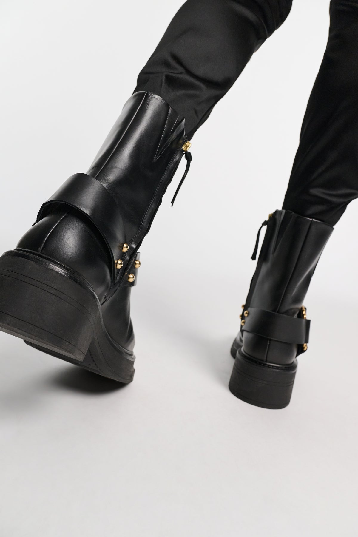 Baskets militaires courtes Chic Sophistication - Black