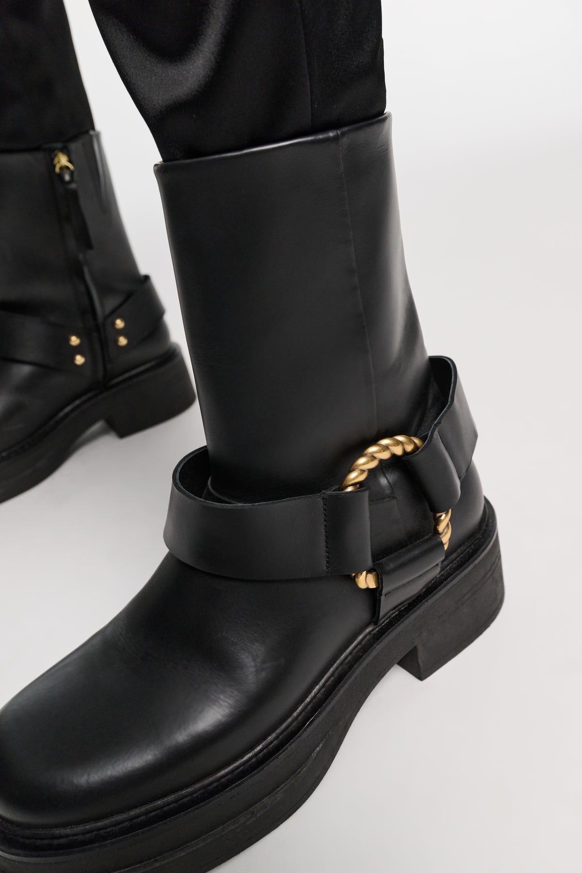 Baskets militaires courtes Chic Sophistication - Black