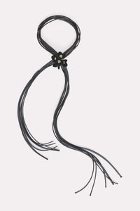 Collier à pampilles Dangling Flower - Black