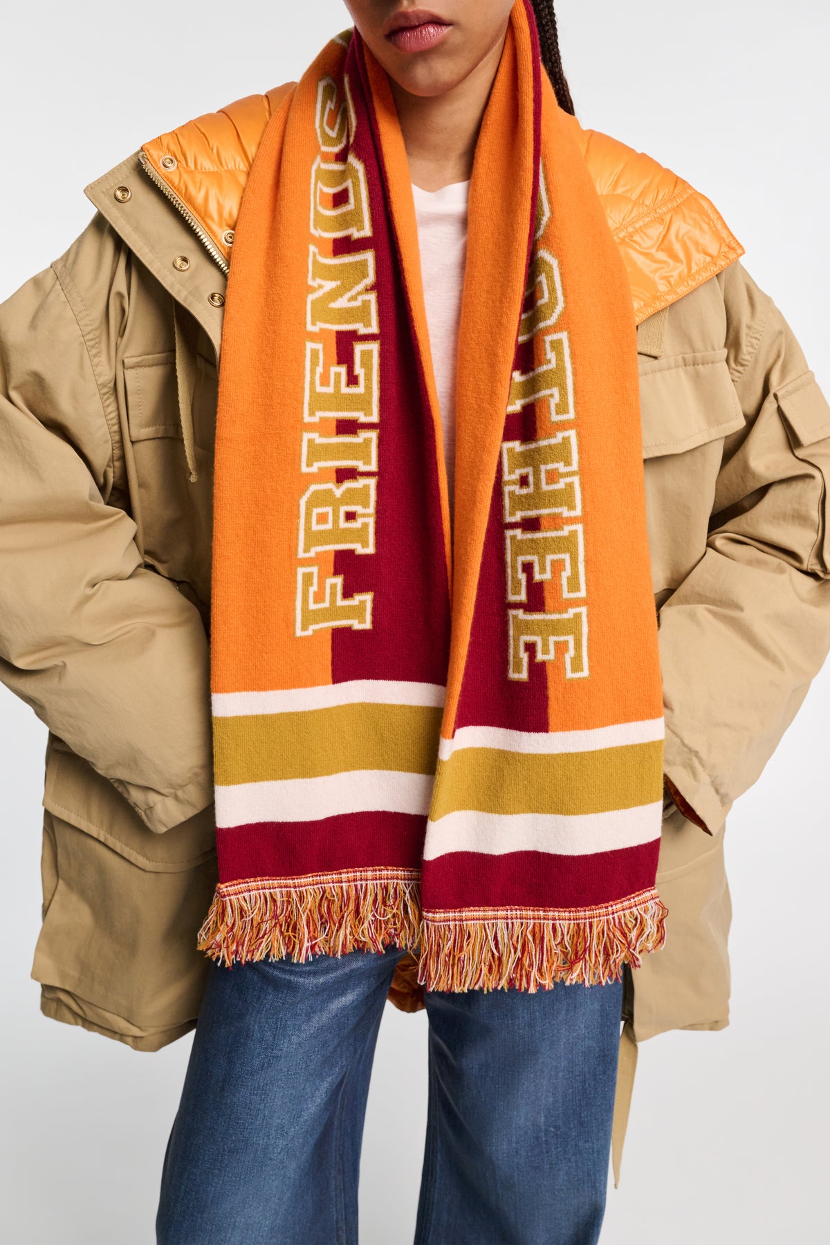 Écharpe Friends Of Dorothee - Orange & Red Mix