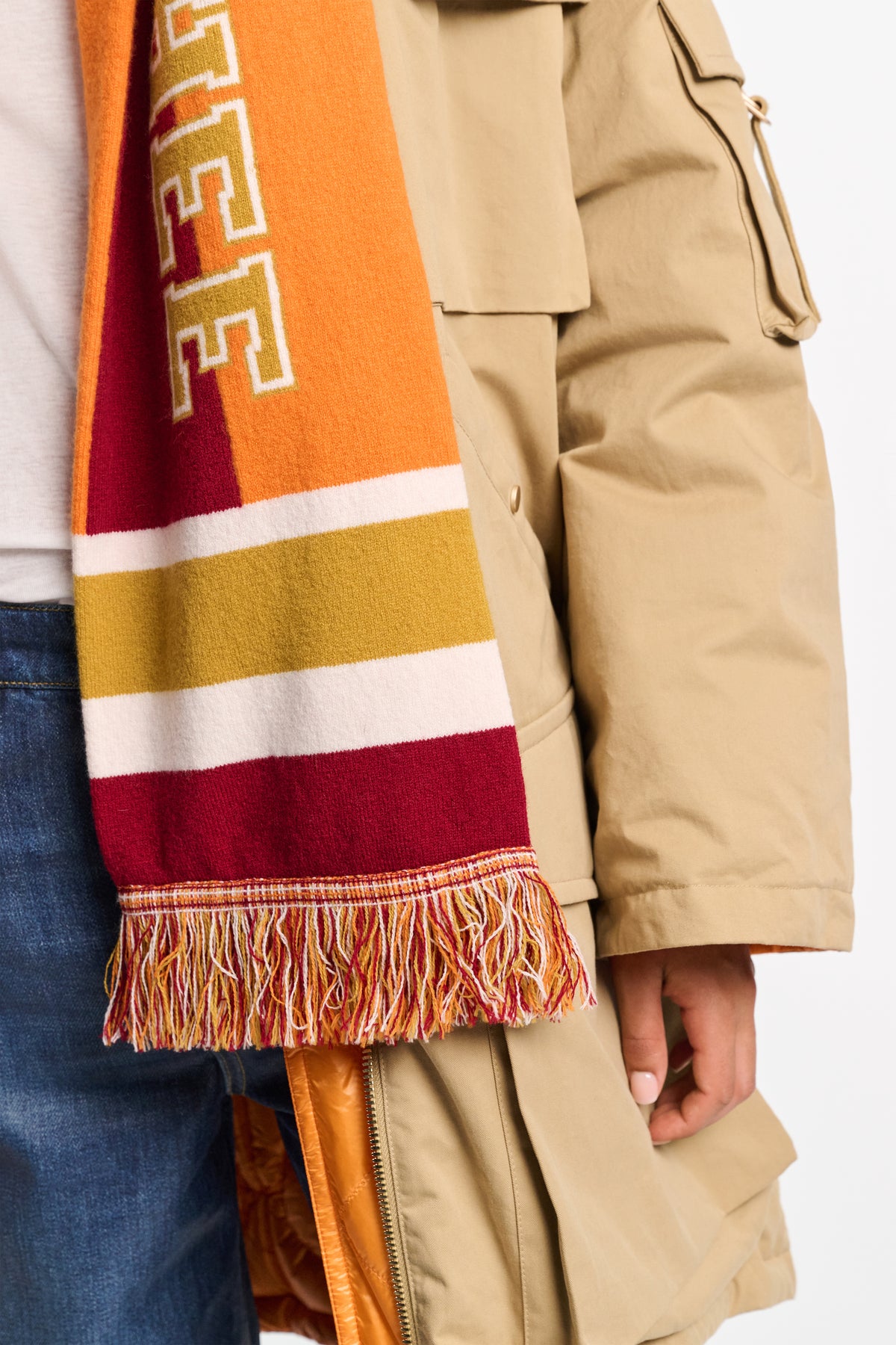 Écharpe Friends Of Dorothee - Orange & Red Mix